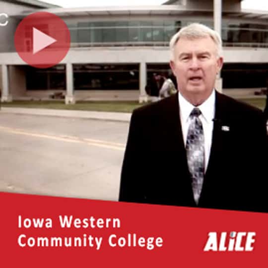 Iowa Western implements ALICE Training in order to react and protect students and faculty in an active shooter event