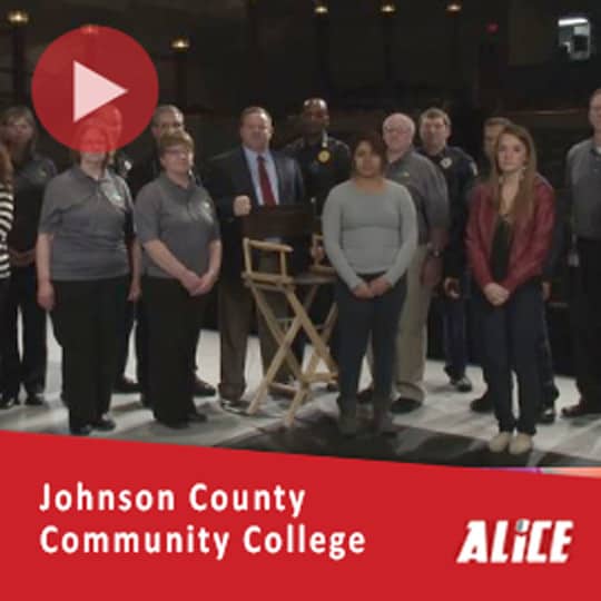 JCCC adopts the strategies of the ALICE Training Program in order to be prepared and prevent possible active shooter situations