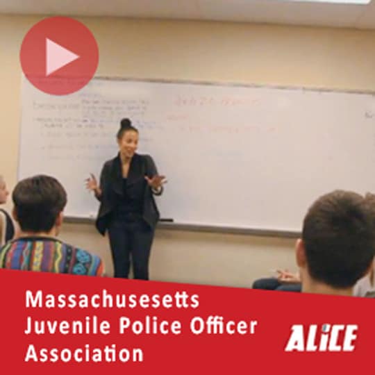 ALICE Training program's Alert, Lockdown, Inform, Counter, and Evacuate strategy yields the best school safety practices in the case of an active shooter event